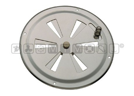 S/S ADJUSTABLE LOUVERED ROUND VENT