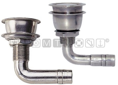 STAINLESS STEEL ELBOW 90° FLUSH VENT