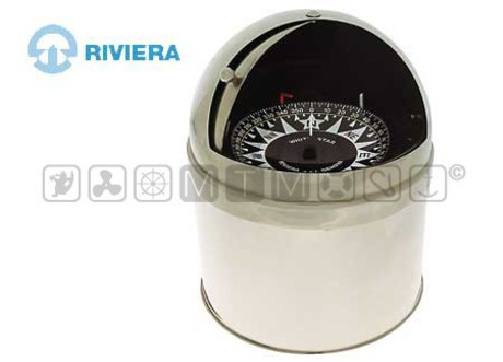 BUSSOLA RIVIERA WHITE STAR B6W6 INOX