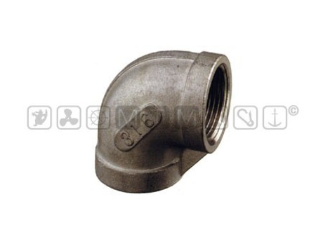 STAINLESS STEEL ELBOW 90° F-F