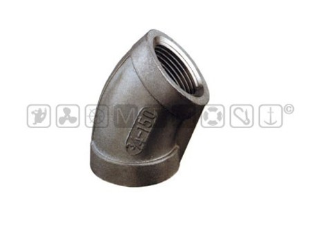 STAINLESS STEEL ELBOW 45° F-F