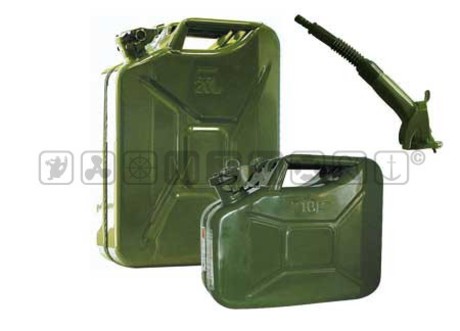 METAL MILITARY FUEL CANS